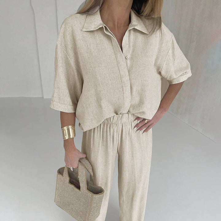 Roxane – Relaxed Shirt and Trousers Set