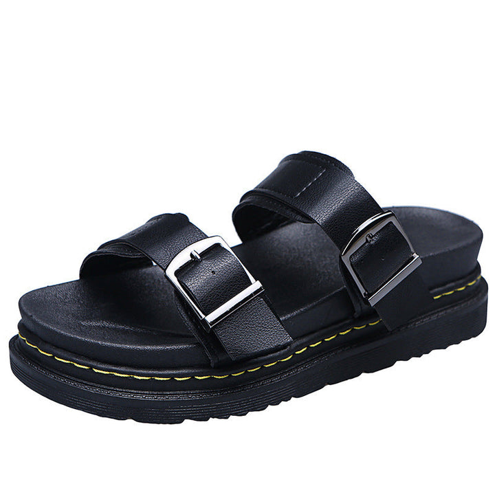 Paige – Comfort Buckled Summer Platform Sandals