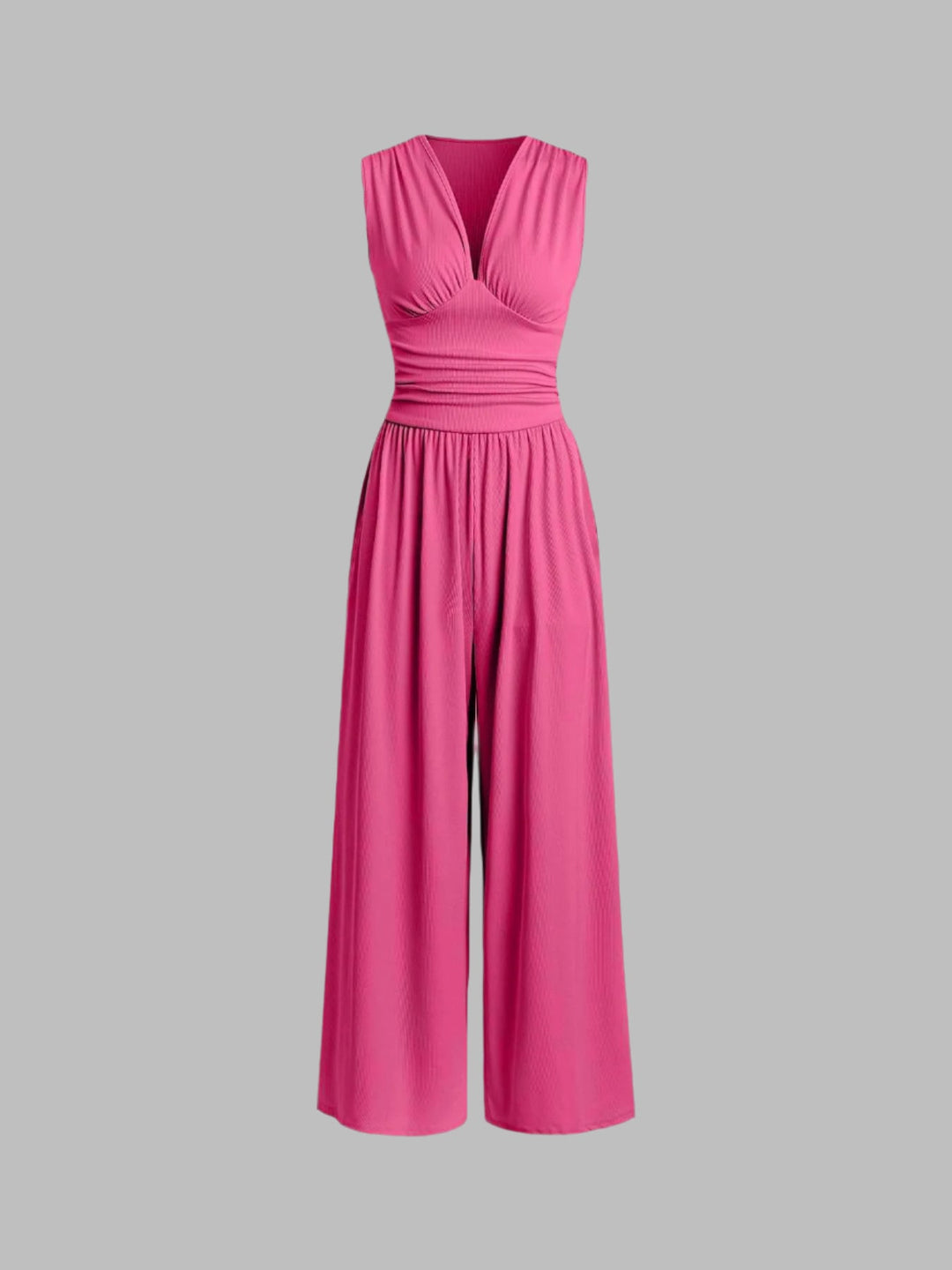 Rivora – Sleeveless Wide Leg Jumpsuit
