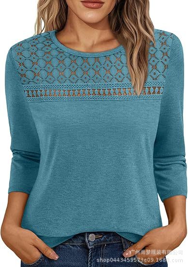 Dovira – Lace Panel Top
