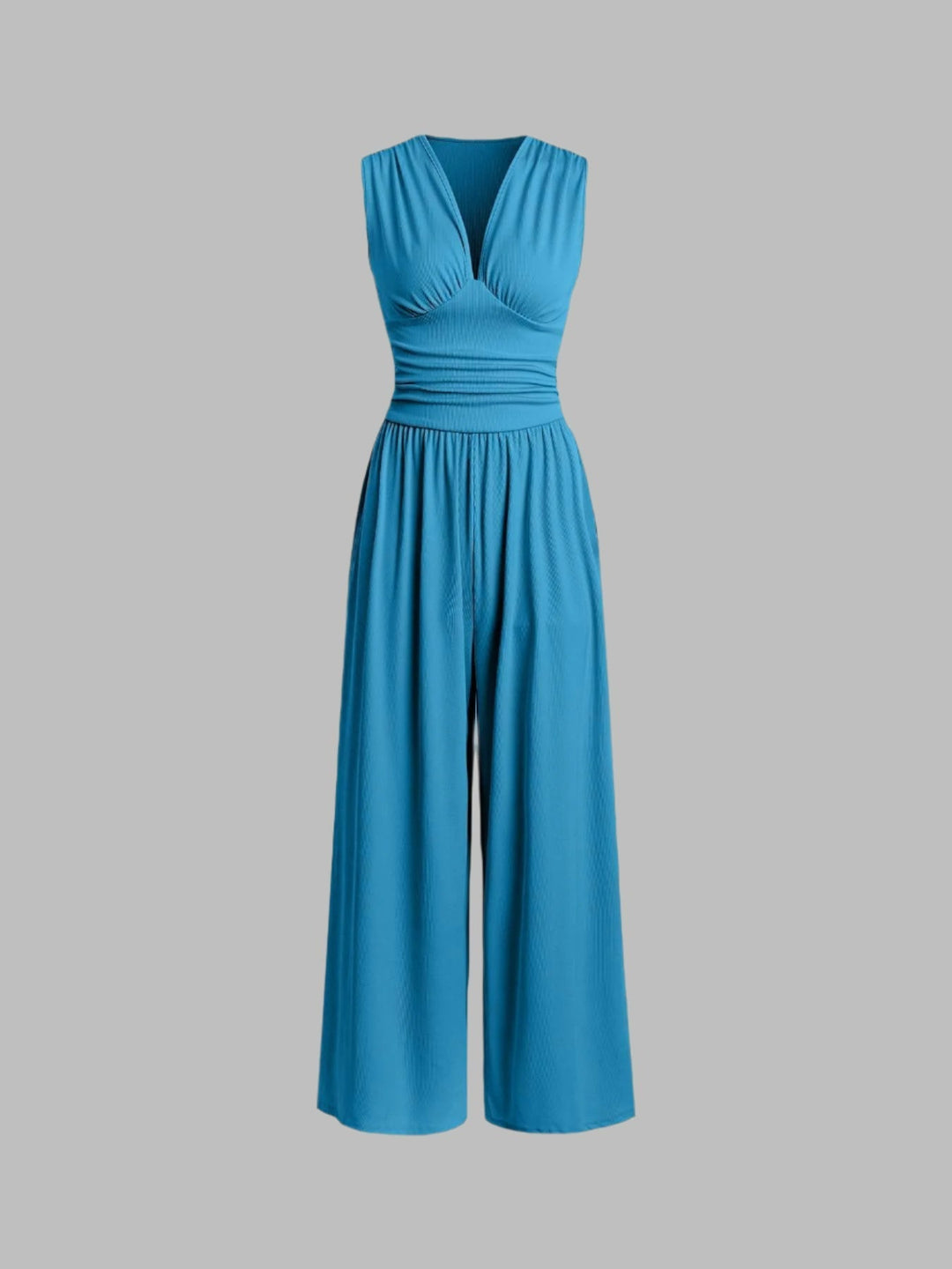 Rivora – Sleeveless Wide Leg Jumpsuit
