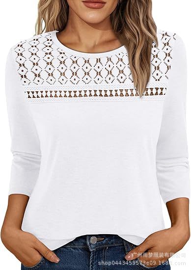 Dovira – Lace Panel Top