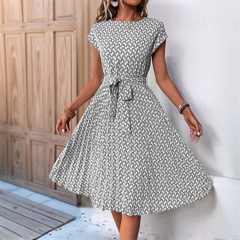 Rimara – Belted Midi Dress