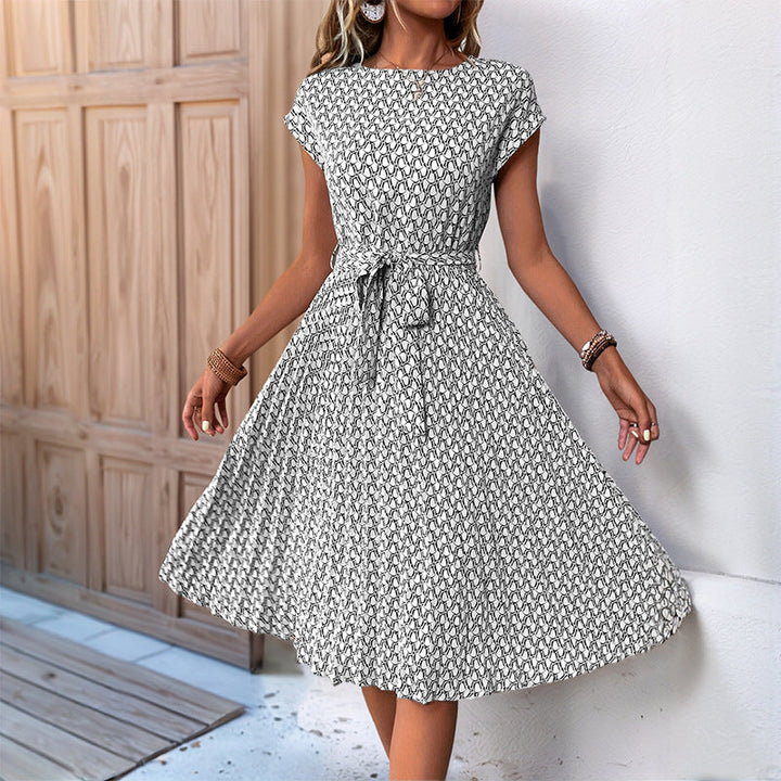 Rimara – Belted Midi Dress