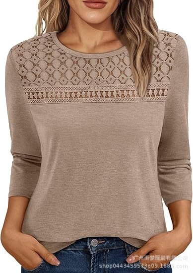Dovira – Lace Panel Top