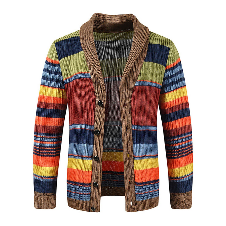 Kenton – Striped Knit Cardigan