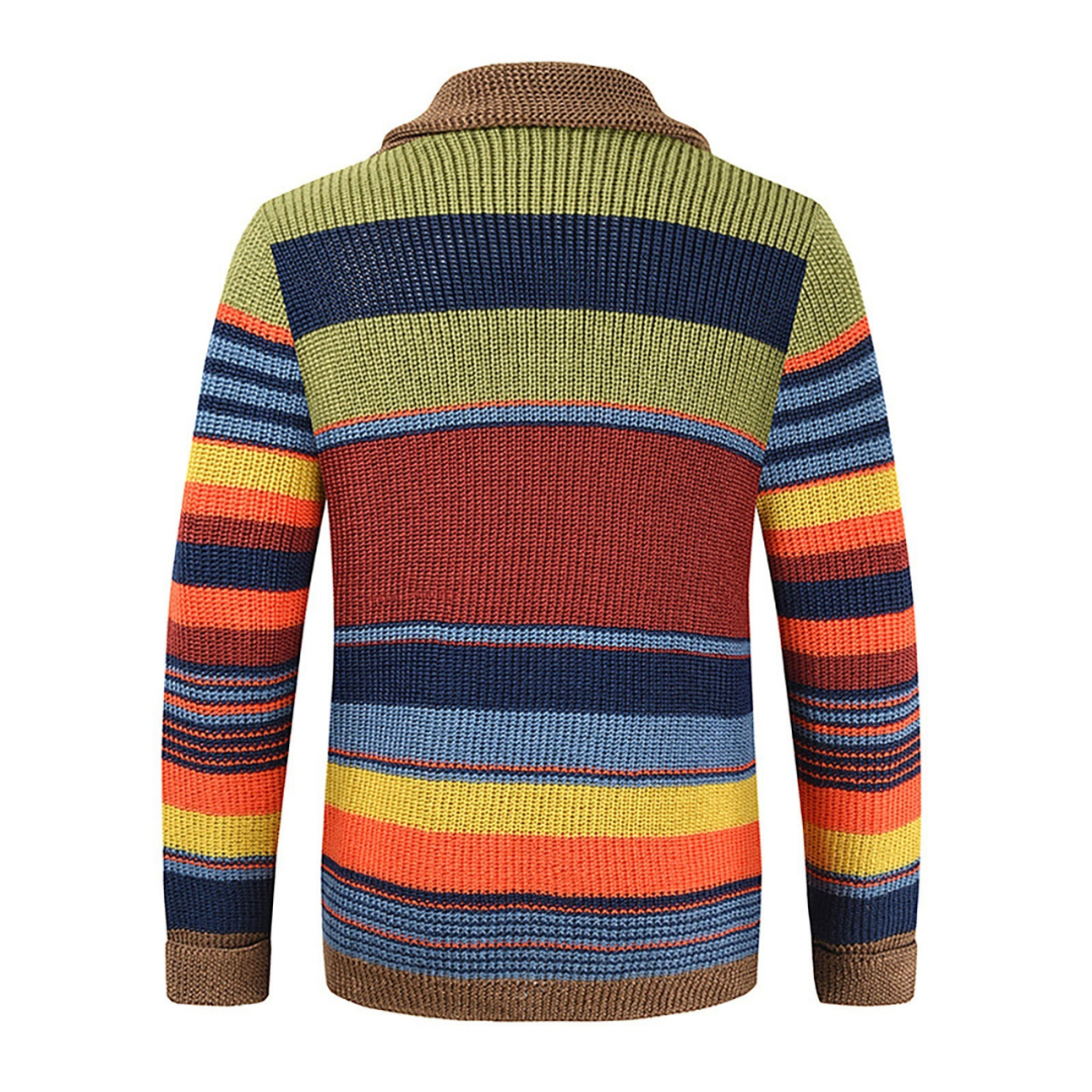 Kenton – Striped Knit Cardigan