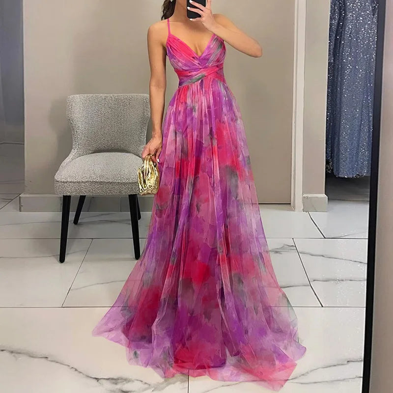 Teagan – Flowing Evening Maxi Dress