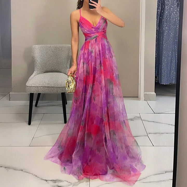 Teagan – Flowing Evening Maxi Dress