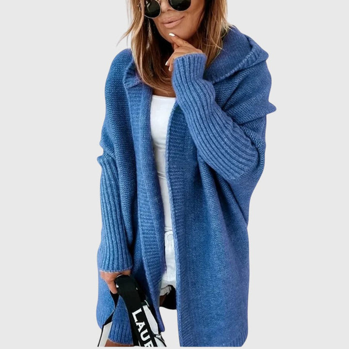 Mila – Hooded Knit Cardigan