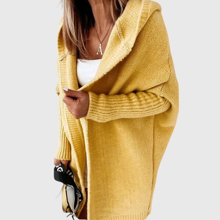 Mila – Hooded Knit Cardigan