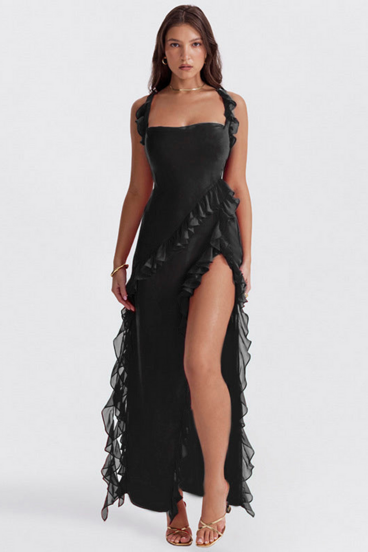 Arianna - Romantic Ruffle Maxi Dress
