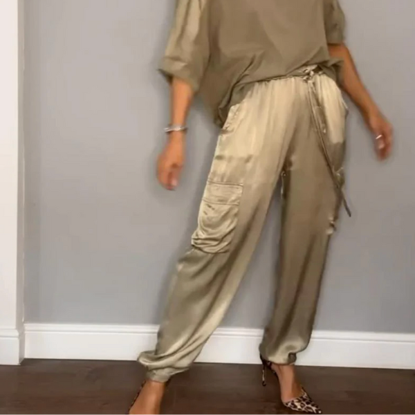 Hallie | Spring Satin Set