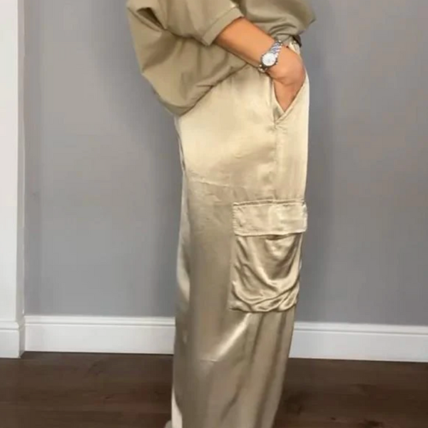 Hallie | Spring Satin Set
