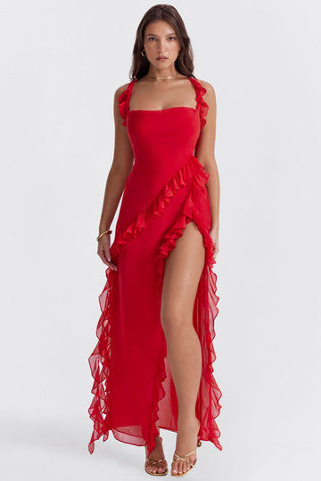 Arianna - Ruffle Maxi Dress