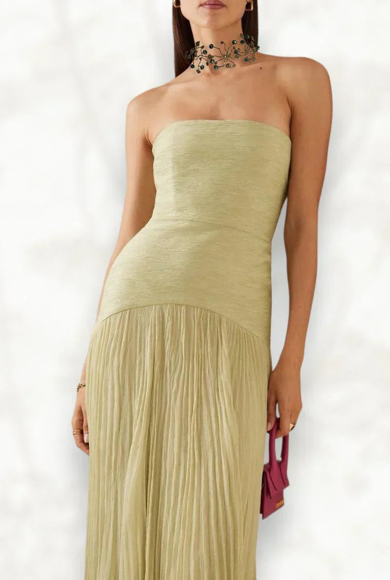 Tulum | Corset+Pleated Skirt Dress