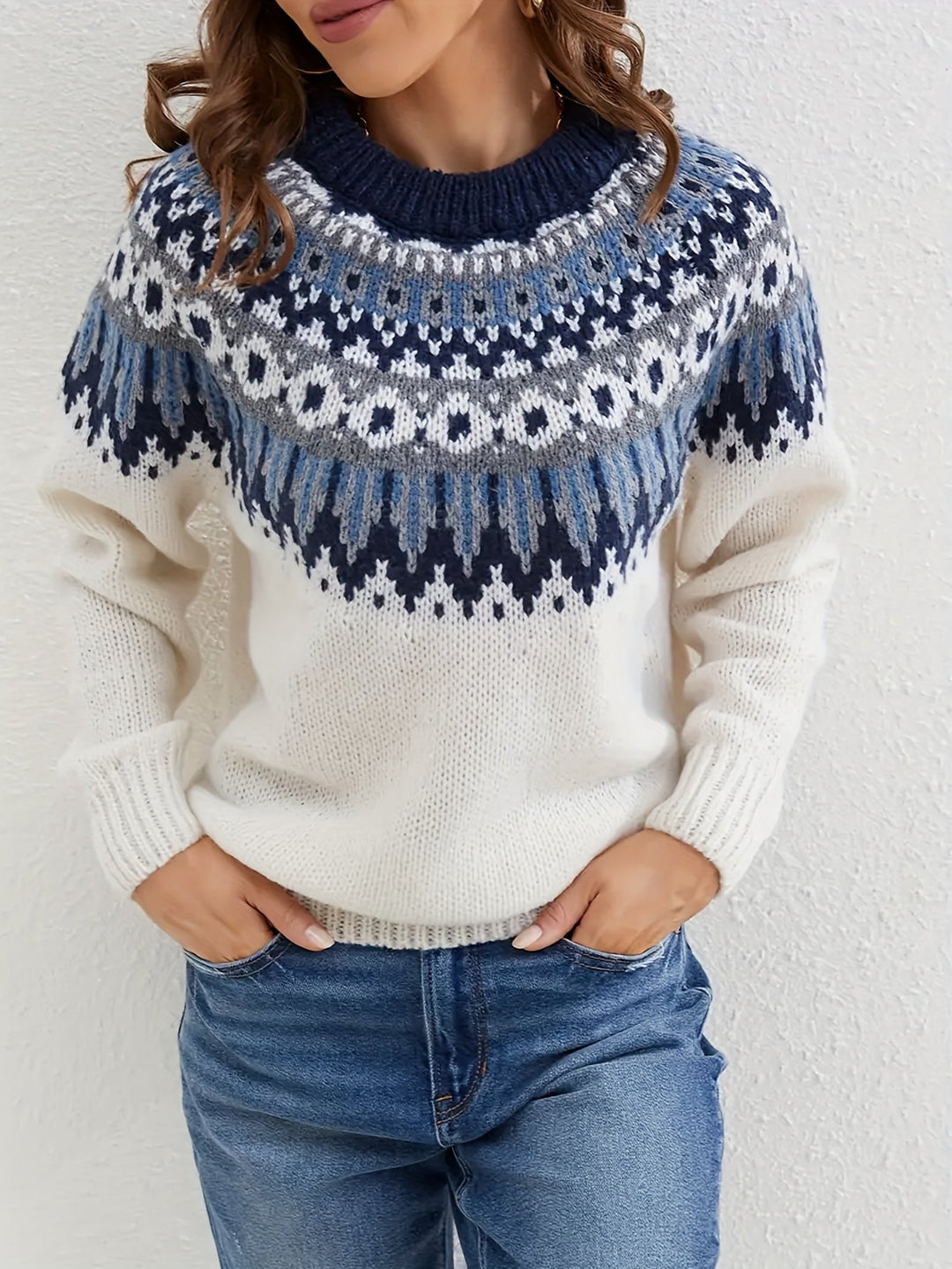 Tessa – Fair Isle Knit Jumper