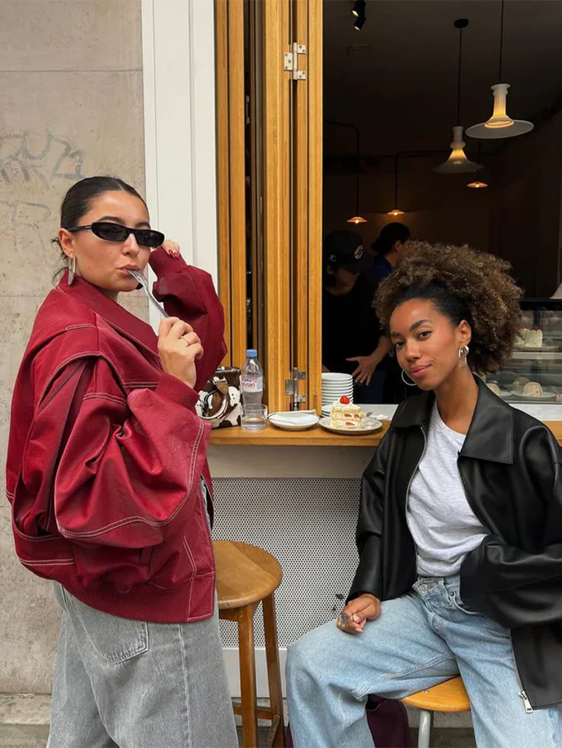 Jackie | Oversized Contrast Jacket - Limited Sale