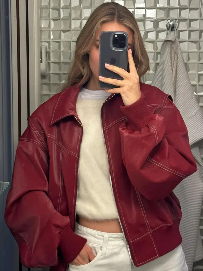 Jackie | Oversized Contrast Jacket - Limited Sale
