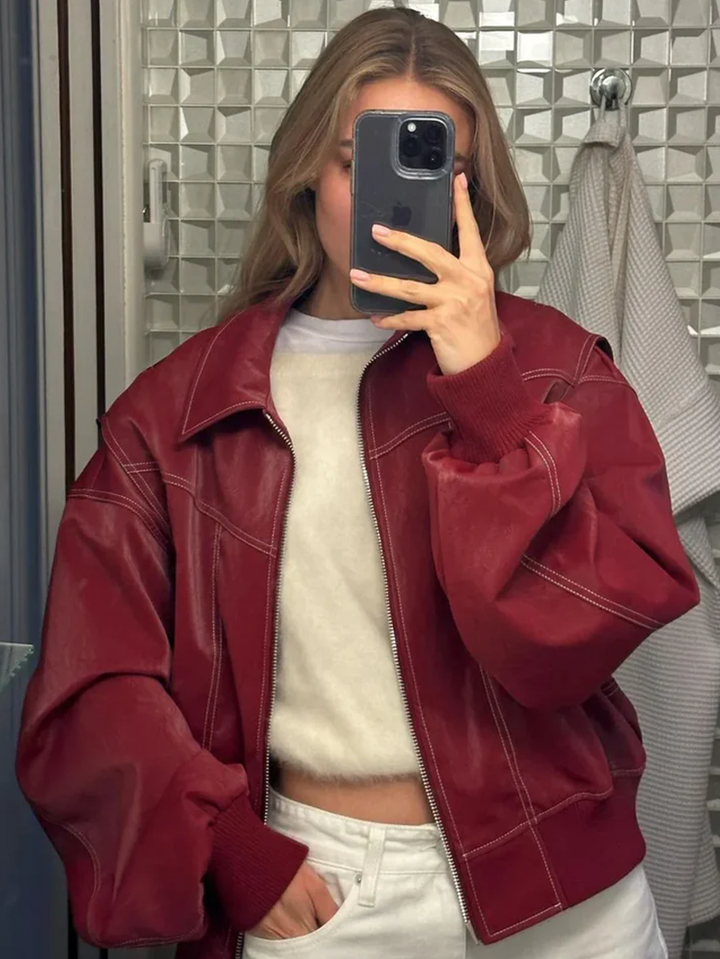 Jackie | Oversized Contrast Jacket - Limited Sale
