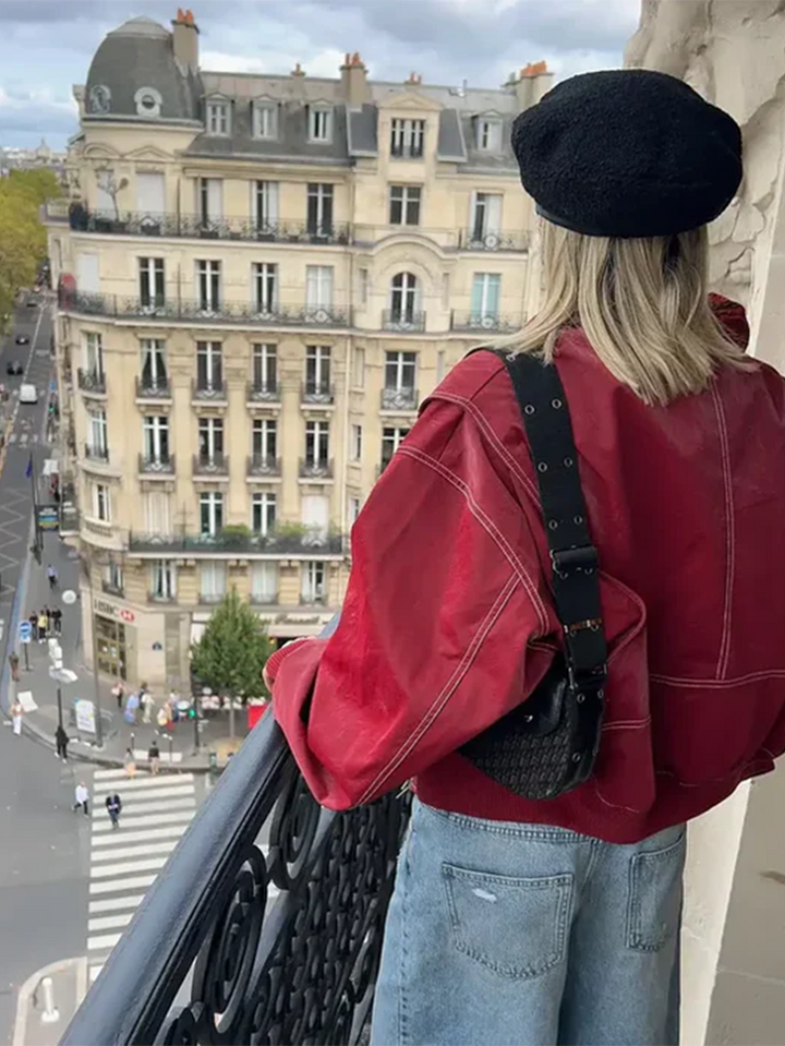 Jackie | Oversized Contrast Jacket - Limited Sale