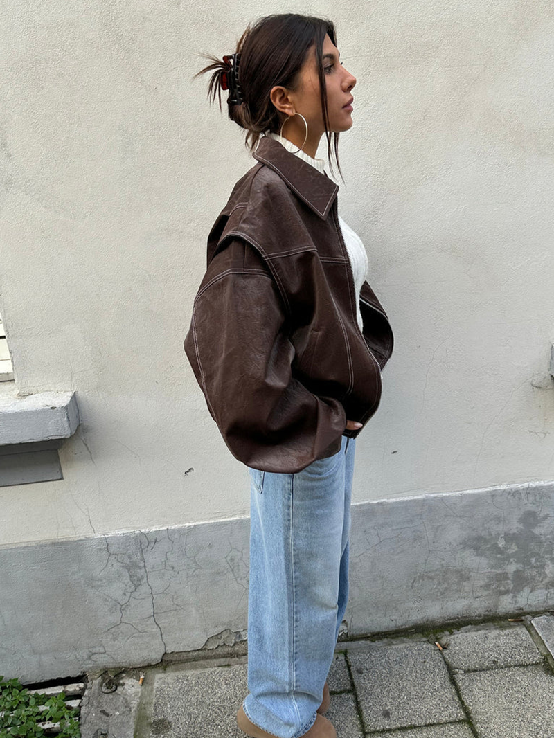 Jackie | Oversized Contrast Jacket - Limited Sale