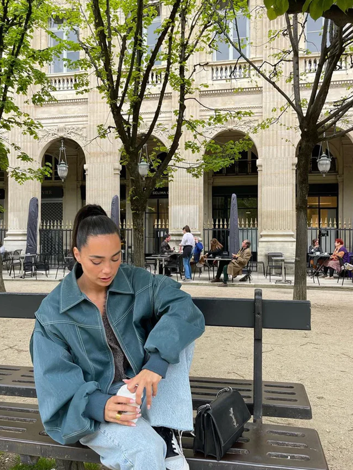 Jackie | Oversized Contrast Jacket - Limited Sale