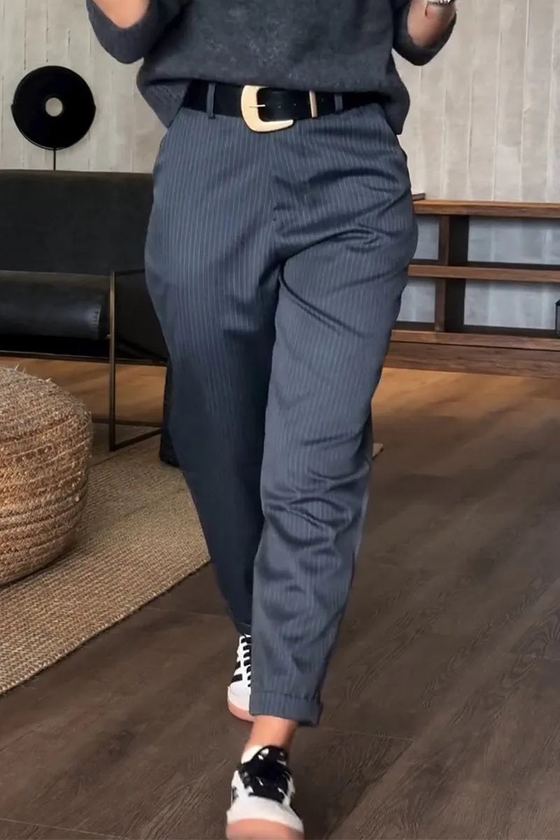 Tailora | Tailored Striped Trousers