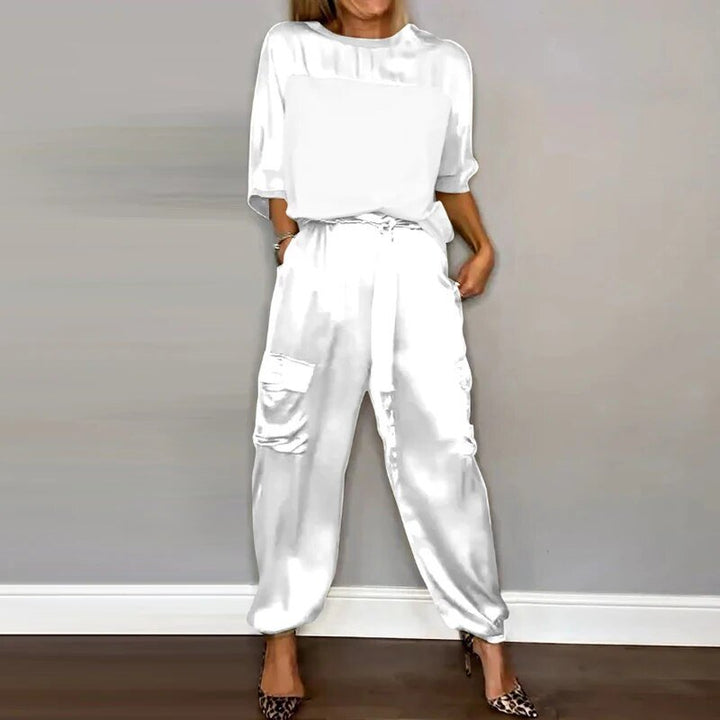 Hallie | Spring Satin Set