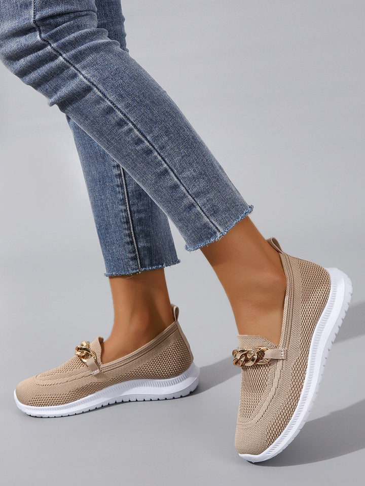 Abrielle – Chain Detail Slip-On Trainers