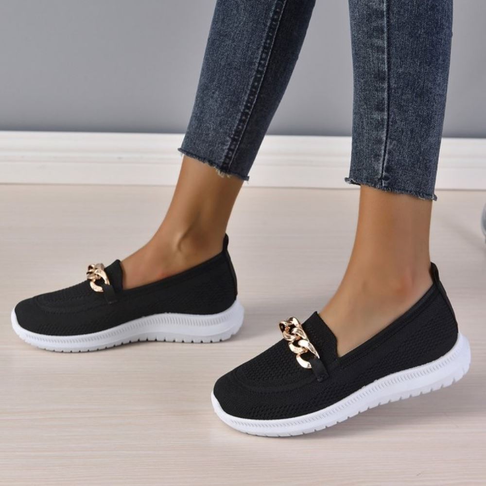 Abrielle – Chain Detail Slip-On Trainers