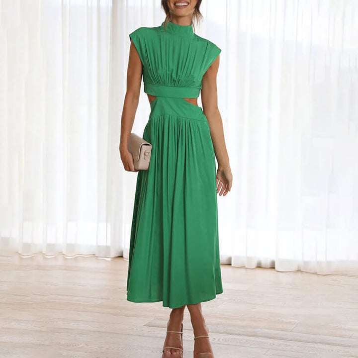Emilia | Elegant High Neckline Dress