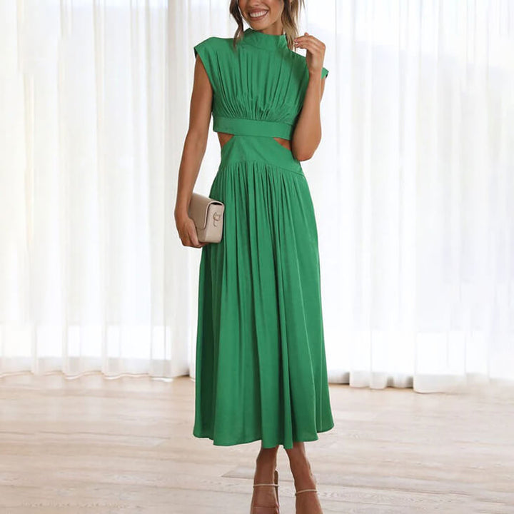 Emilia | Elegant High Neckline Dress