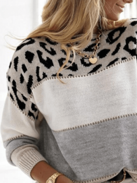 Olivia – Leopard Print Sweater